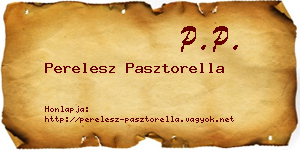 Perelesz Pasztorella névjegykártya